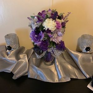 Homemade flower bundle